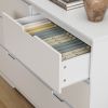 6 Drawer Dresser For Bedroom, Storage Cabinet With Hidden Handles, Modern Closet Of Drawers For Living Room